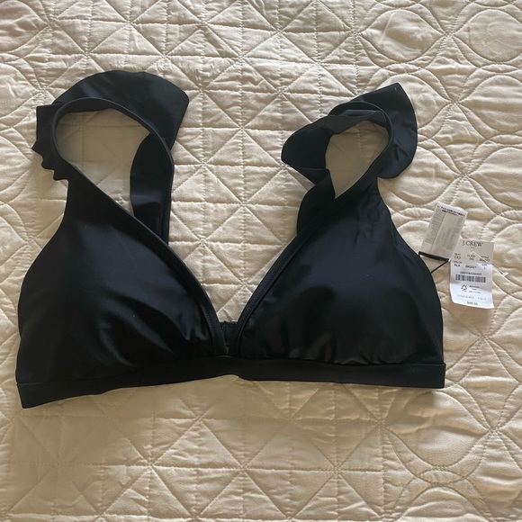 NWT J. crew ruffle bikini top - Picture 4 of 4